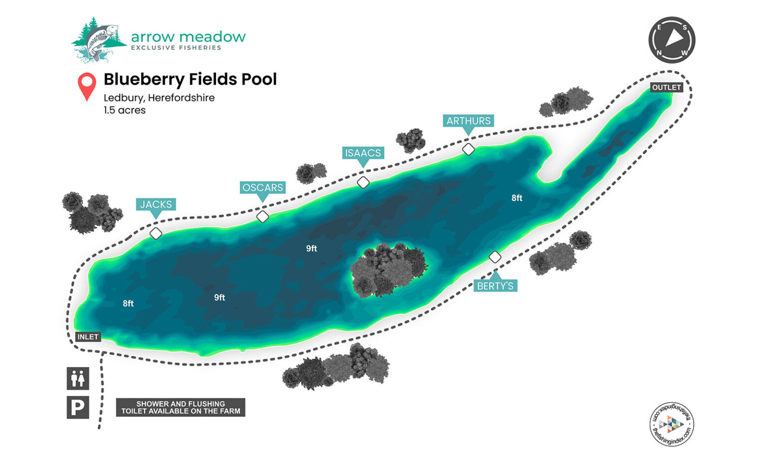 Blueberry Fields Arrow Meadow Fishery