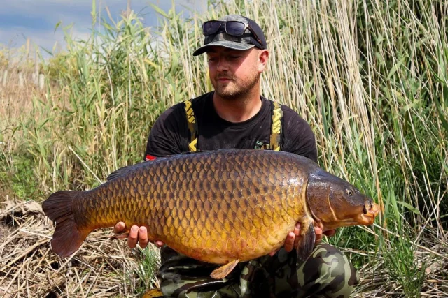 Harrison back : Well all the hard work has paid off on arrow pit, finally beat my PB. Tooth at 32lB, what a 🏴 stunner! Over the moon to say the least. Thanks Fred Jewsbury for the amazing pictures and James Pyatt Dave Linton for making the experience one to remember 👌🏼#ap #30 #syndicate #arrowmeadowfishery #oldskoolcarpfishing #ukcarp #midlandscarpfishing #wellchill #keepthefaith❤️ #propercarp #gravelpitcarp