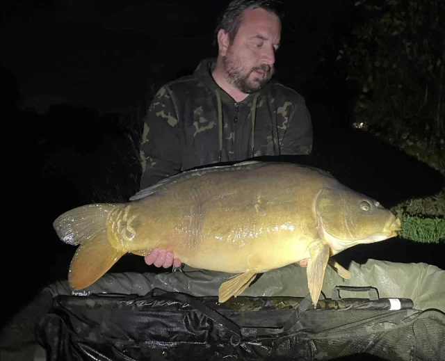 Warren with Helga 😎 32lb #30 #ls #syndicate #pb #gentleman#hc