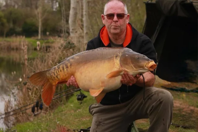 Geoff Simkiss - Leigh Sinton mirror  @ 37.6lbs a new PB #30 #ls #syndicate #arrowmeadowfishery #carpfishing