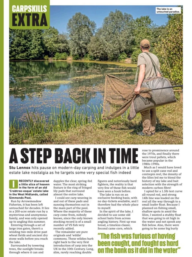 Simmonds pool - @stu.lennox @carpologyofficial @anglingtimes #exclusivehirefishery