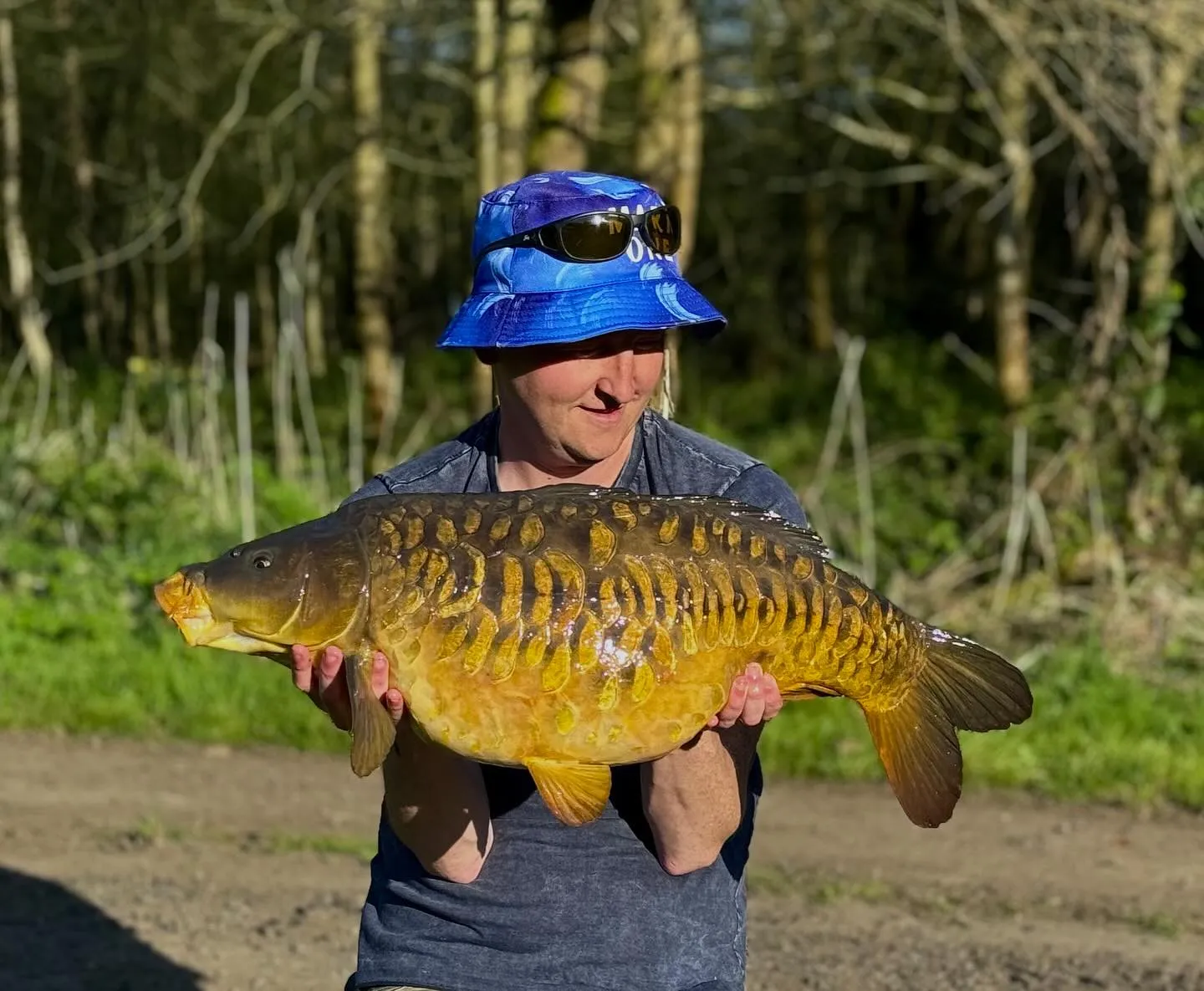 @smilerbluenose over on Simmonds pool private hire fishery 😎 #sp #arrowmeadowfishery #carpfishing #lakeexclusive #privatehirefishery